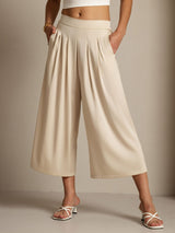 [Beige] SilkSilky-NL 19Momme Zijde Womens Pants 001