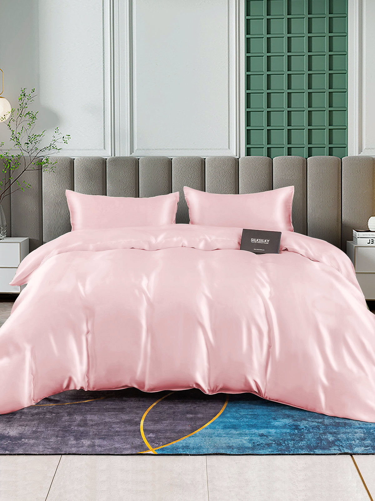 [Roze] SilkSilky-NL 25Momme Bedding Set 002