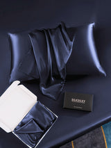 [Donkerblauw] SilkSilky-NL 30Momme Pure Silk Pillowcase 005