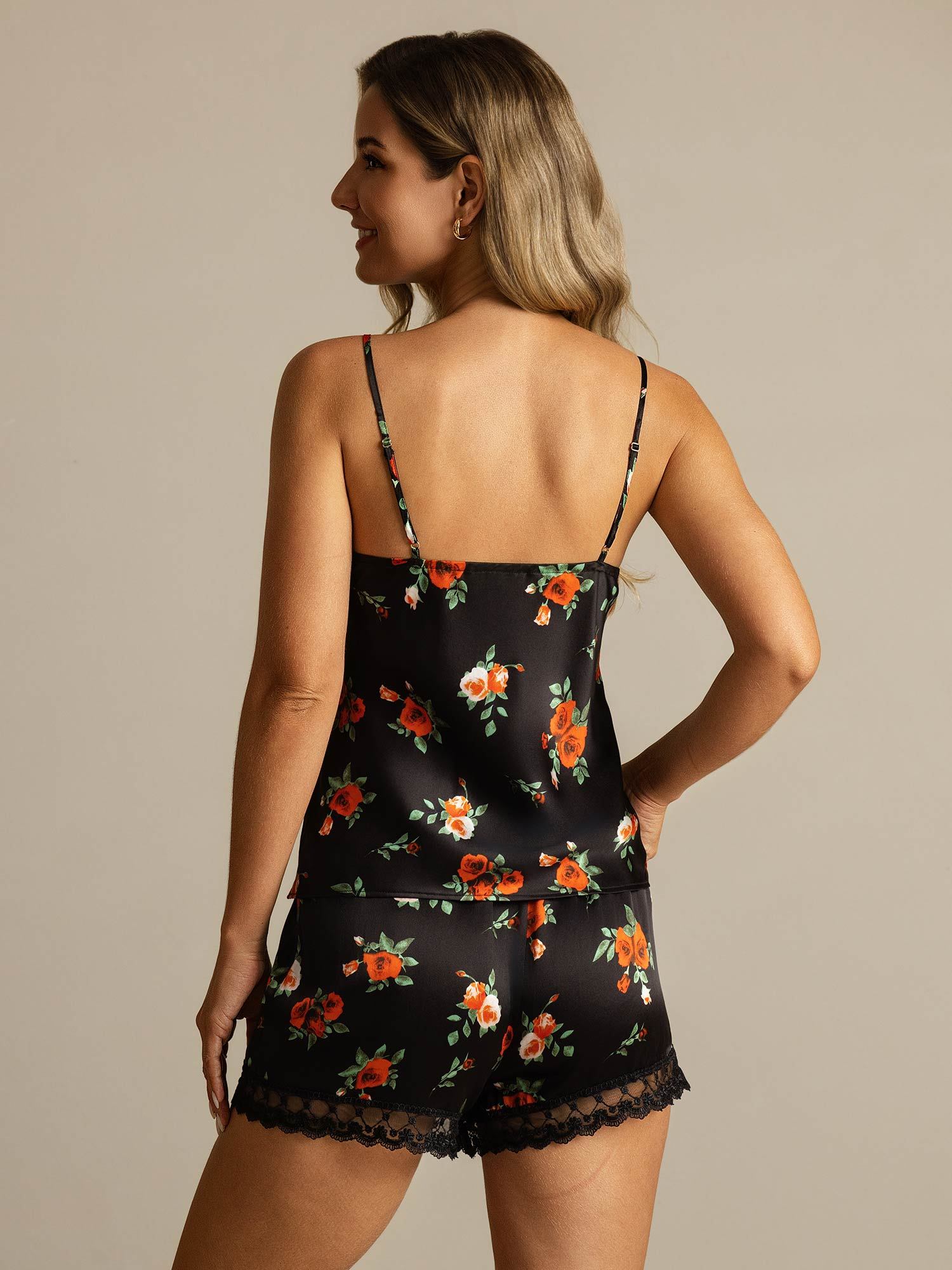 [ZwarteRoos] SilkSilky-NL Zijde Camisole Set 002