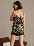 SilkSilky-NL V-Hals Cami-Set Leopard 002