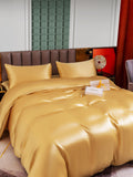 SilkSilky NL 25Momme Pure Silk Bedding Set Champagne 003