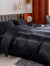 [Zwart] SilkSilky-NL 19Momme Bedding Set 004