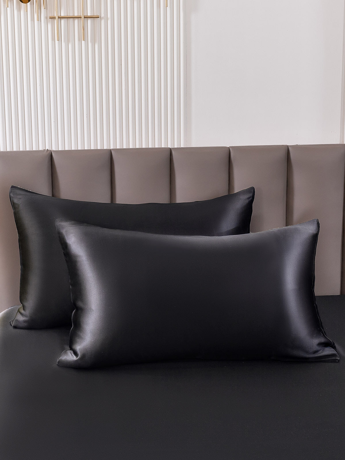 [Zwart] SilkSilky-NL 19Momme Pillowcase 001