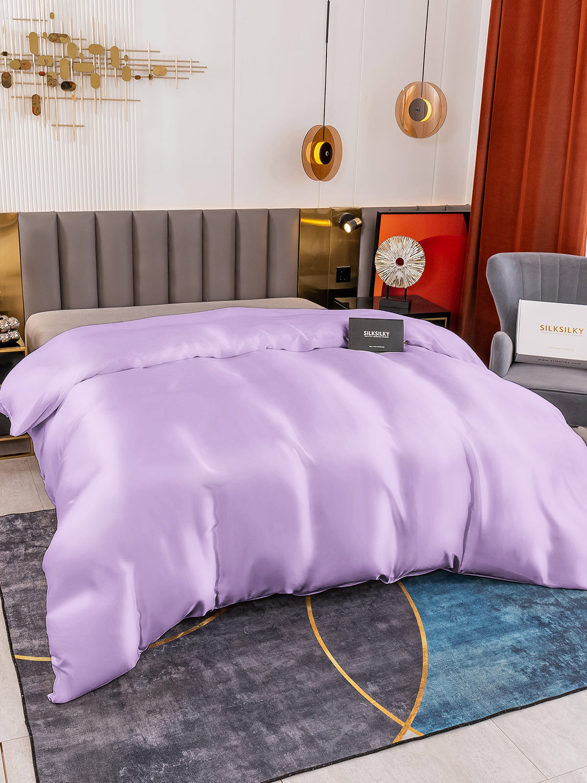 [Lavendel] SilkSilky-NL 19Momme Duvet Covers 002