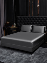 [Donkergrijs] SilkSilky-NL 19Momme Bedding Set 001