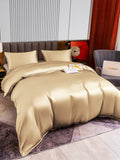 SilkSilky NL 22Momme Pure Silk Bedding Set Beige 004