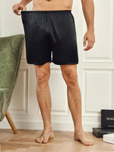 [Zwart] SilkSilky-NL Mens Sleep Bottoms 003