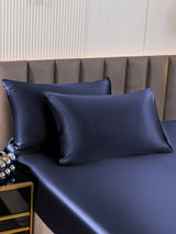 [Donkerblauw] SilkSilky-NL 30Momme Pillowcase 003