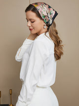 [P044] SilkSilky-NL Pure Silk Scarf 005