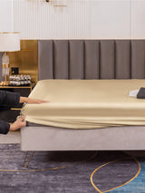 [Beige] SilkSilky-NL 19Momme Sheet 005