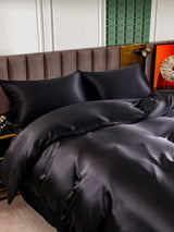 [Zwart] SilkSilky-NL 25Momme Bedding Set 004
