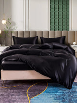 [Zwart] SilkSilky-NL 25Momme Bedding Set 005