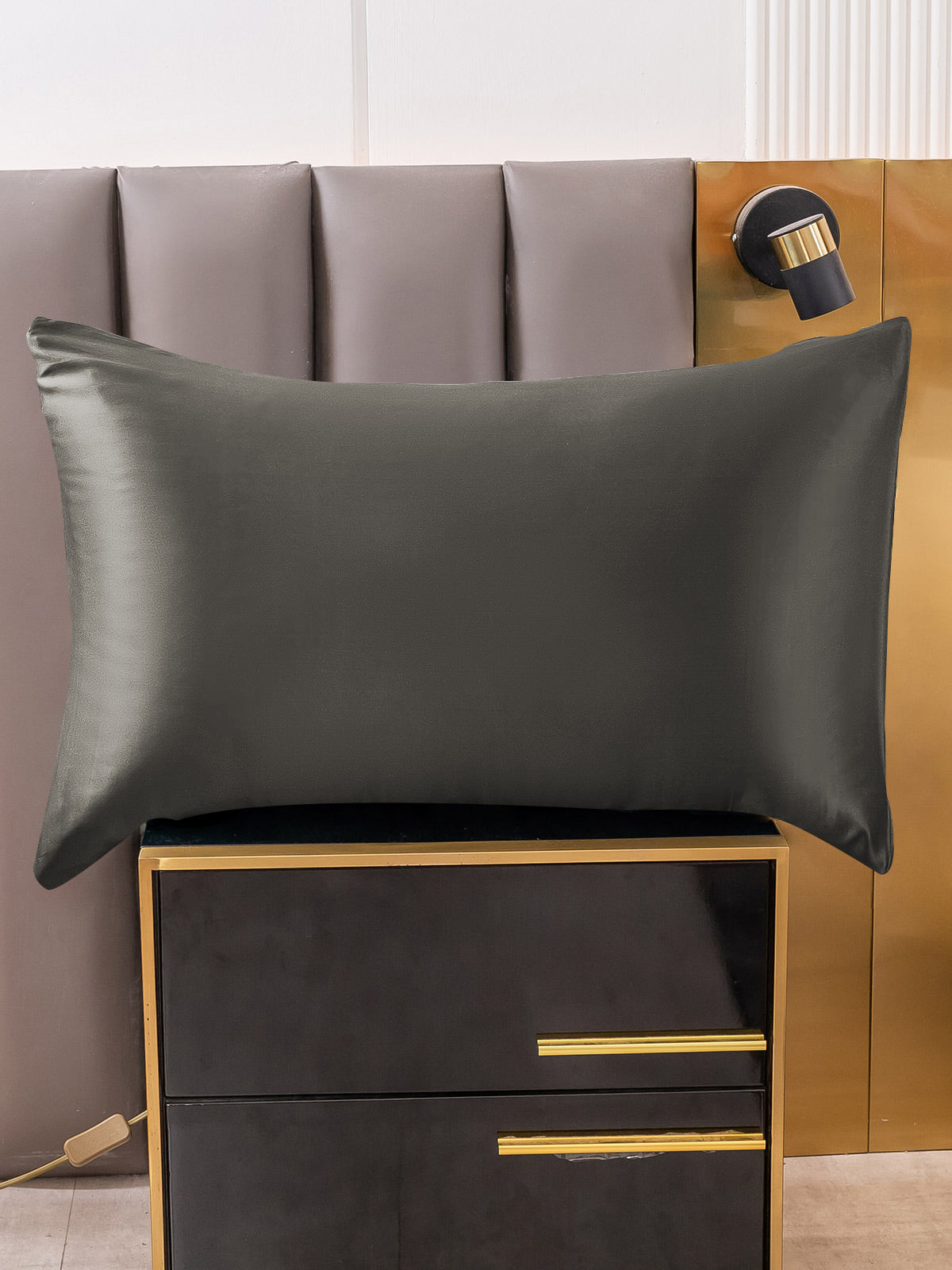 [Donkergrijs] SilkSilky-NL 22Momme Pure Silk Pillowcase 004