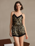 SilkSilky-NL V-Hals Cami-Set Leopard 003