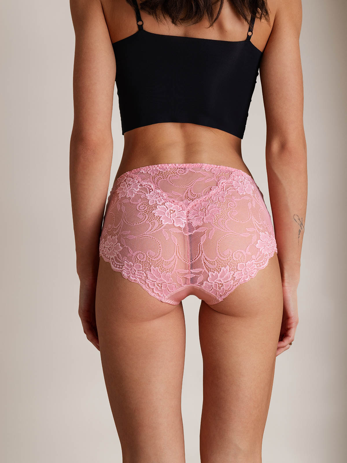[Roze] SilkSilky-NL Zijde Gebreid Panty 003