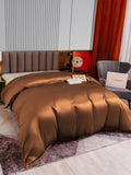 SilkSilky NL 22Momme Pure Silk Duvet Cover Koffie 003