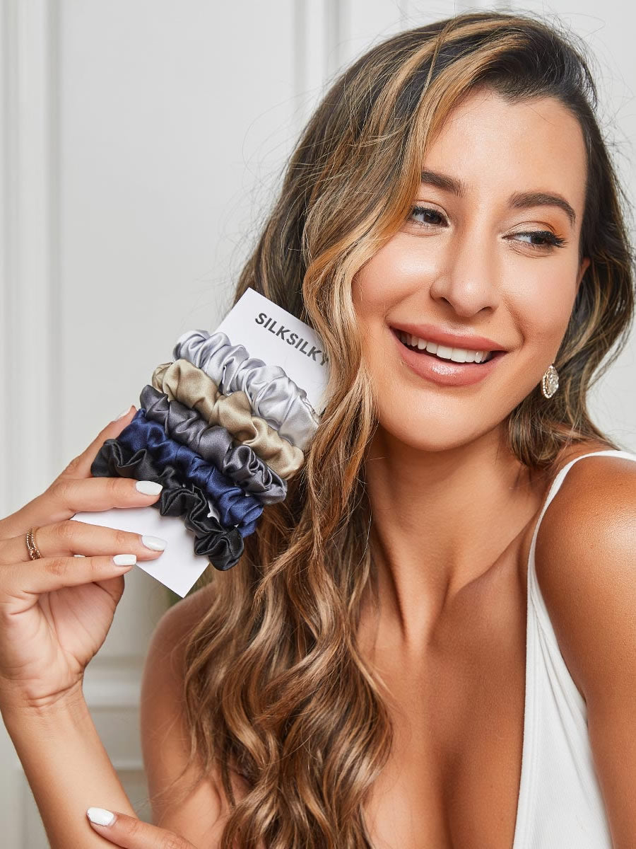 [Group2] SilkSilky-NL 19Momme Scrunchie 001