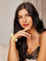 [Lichtgeel] SilkSilky-NL Scrunchie 004