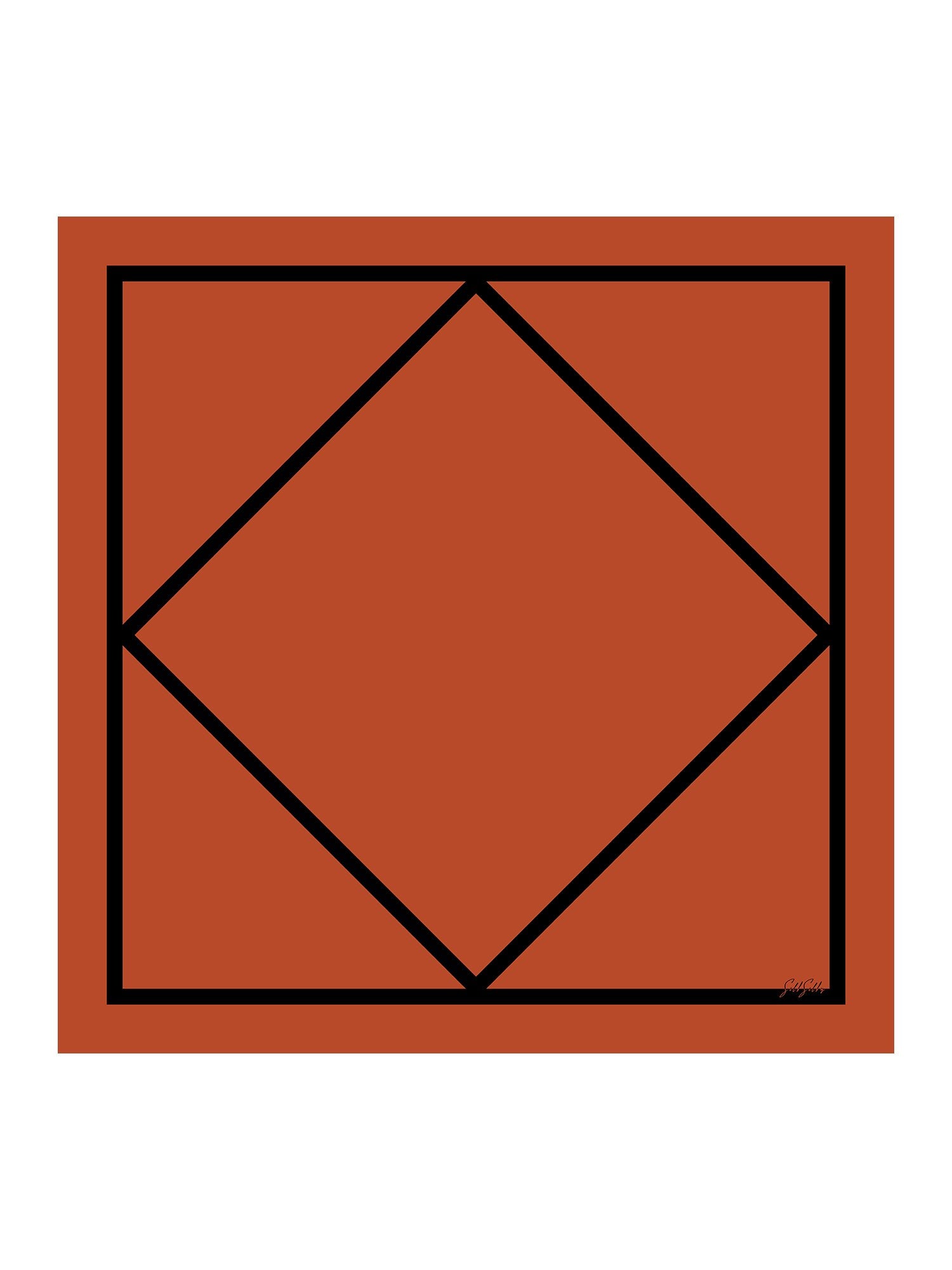 [Oranje Vierkant] SilkSilky-NL Scarf 001