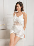 SilkSilky-NL V-Hals Cami-Set Beige 006