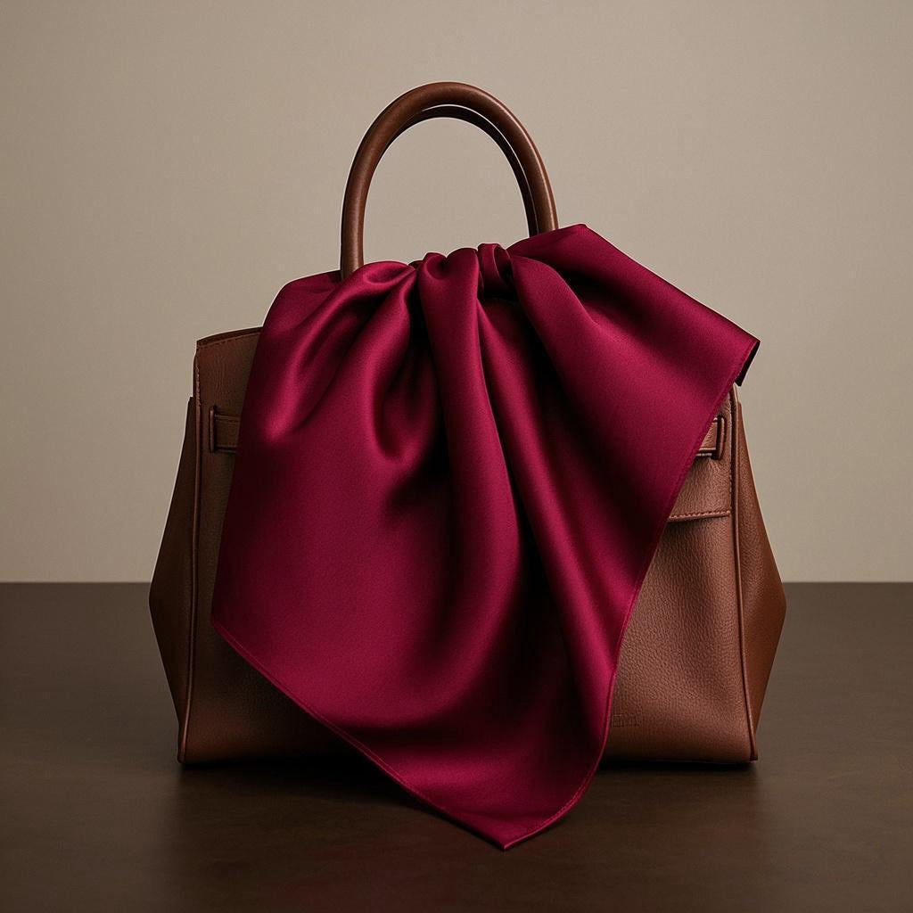 [Donkerrood] SilkSilky-NL Scarf 002