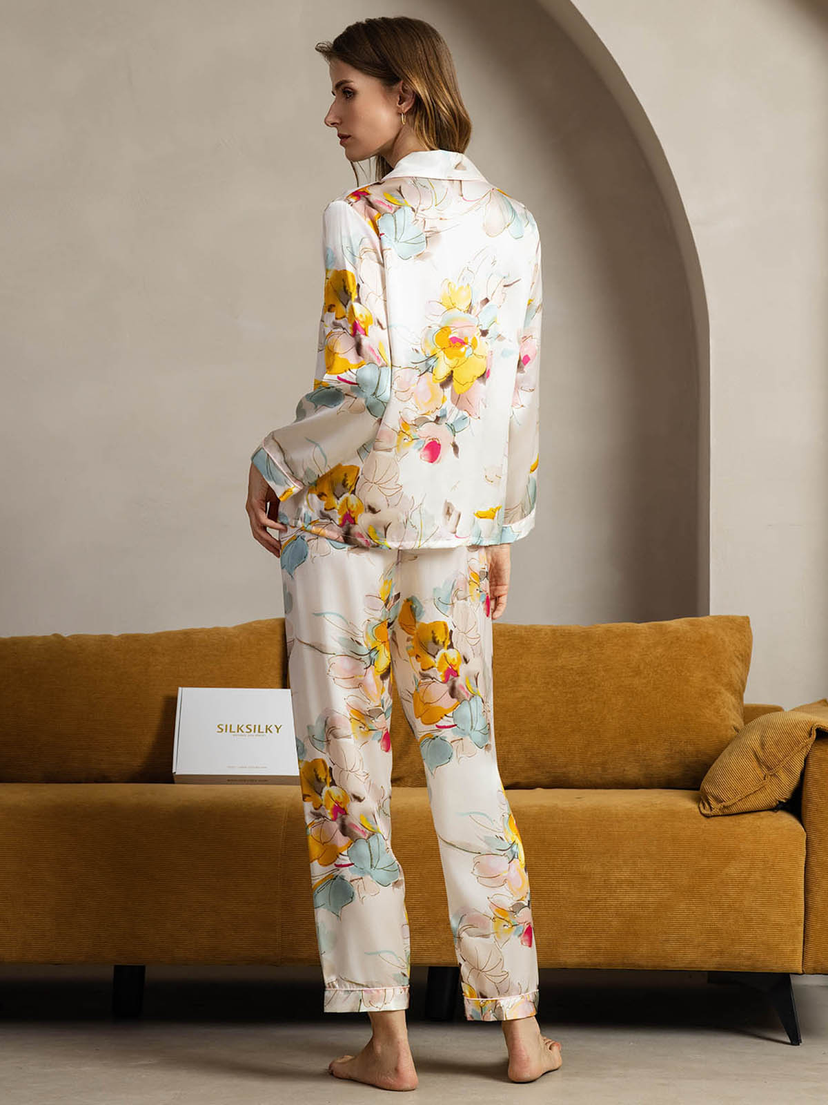 [Orchidee Inkt] SilkSilky-NL Womens Pajamas 002