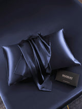 [Donkerblauw] SilkSilky-NL 30Momme Pillowcase 005