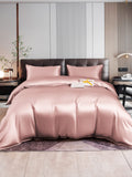 SilkSilky NL 22Momme Pure Silk Bedding Set BleekMauve 001