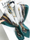 SilkSilky NL Pure Silk Scarf Donkergroen 001