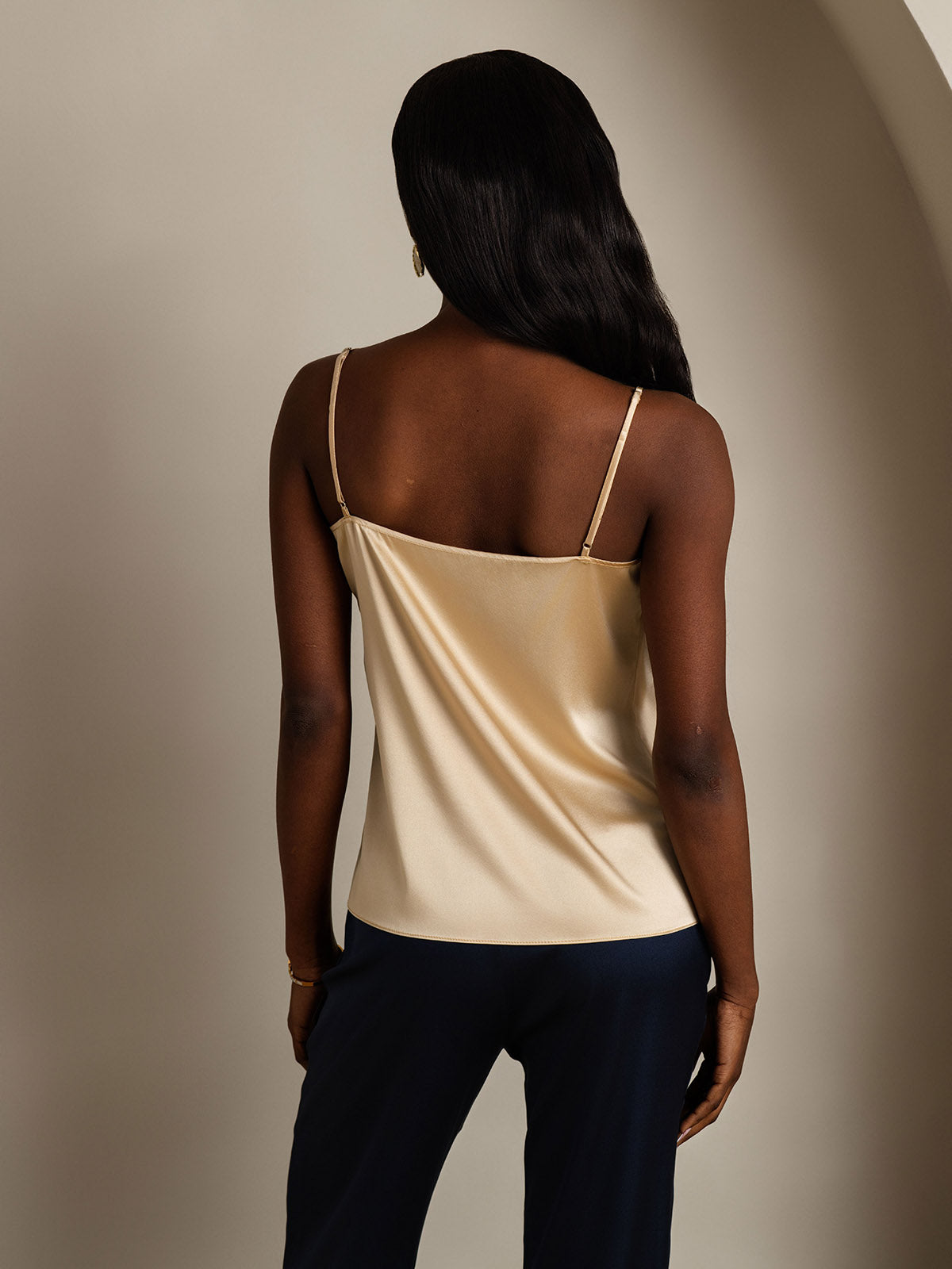 [Champagne] SilkSilky-NL 19Momme Zijde Camisoles 002