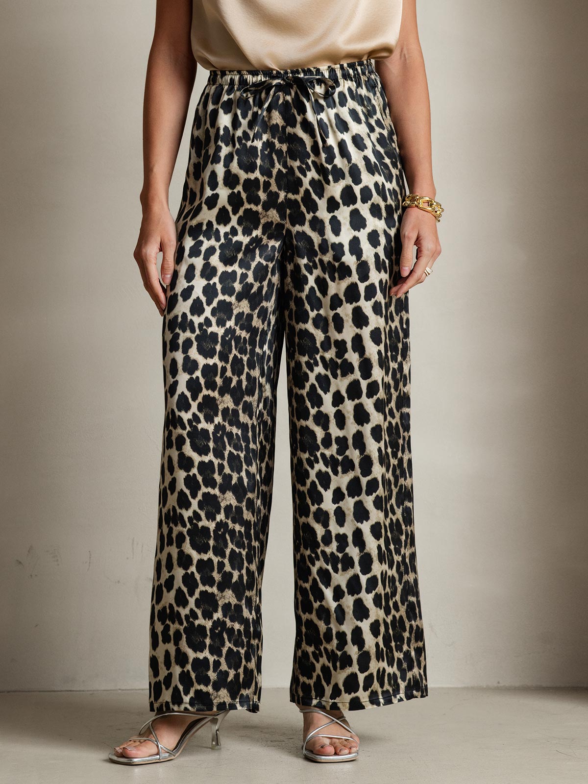 [Leopard] SilkSilky-NL Womens Pants 003