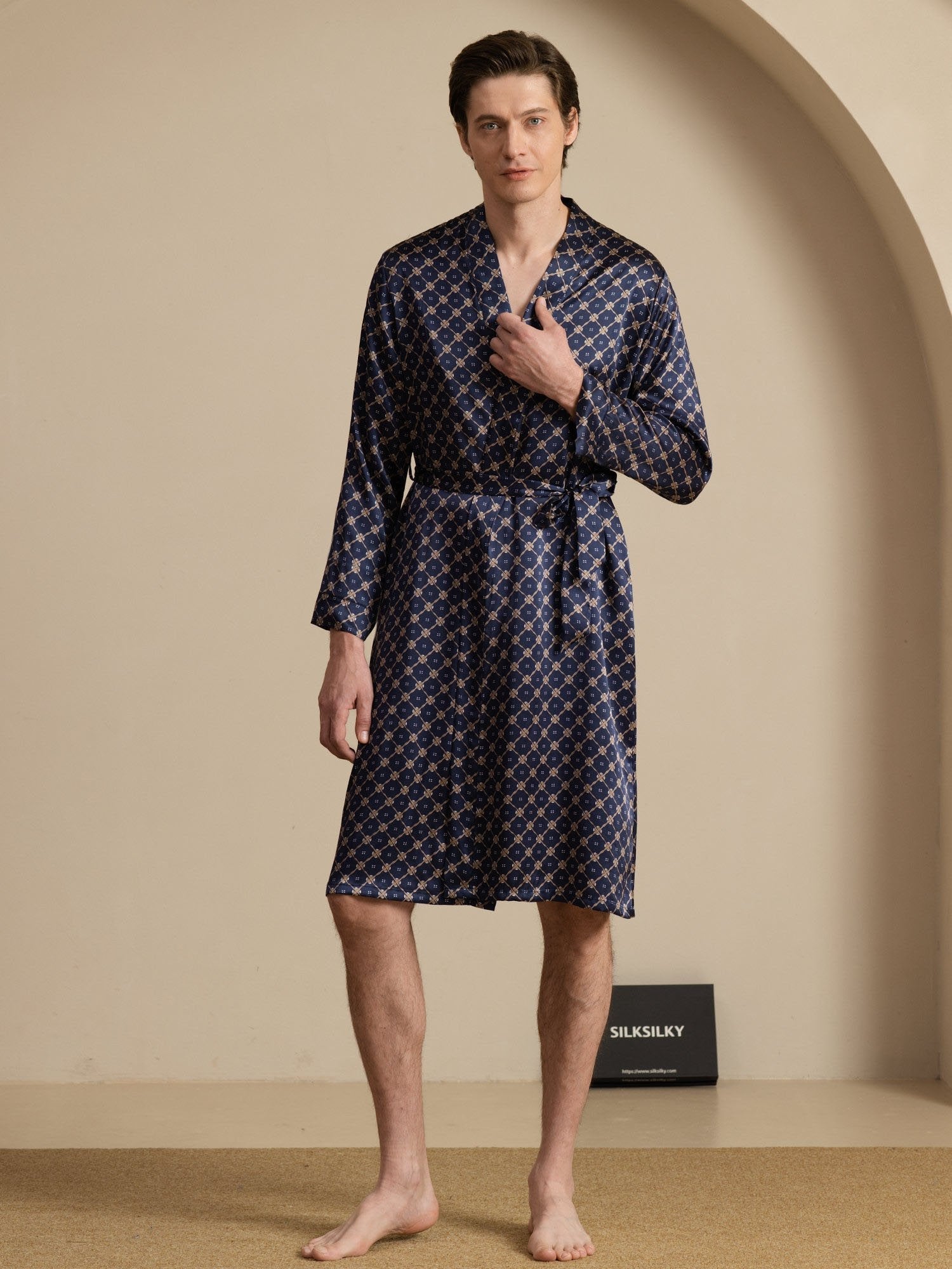 [Marine Ketting] SilkSilky-NL Long Sleeve Heren Kamerjas 002