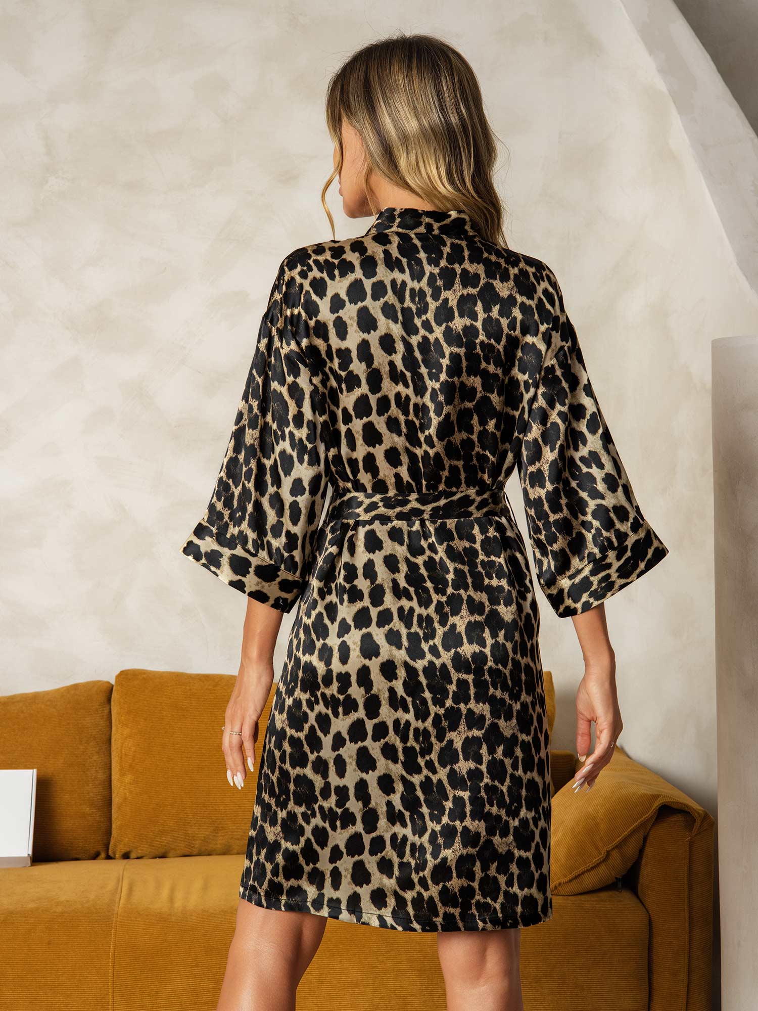 [Leopard] SilkSilky-NL Womens Robe 002