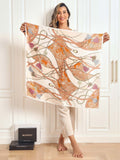 SilkSilky NL Pure Silk Scarf Oranje 002