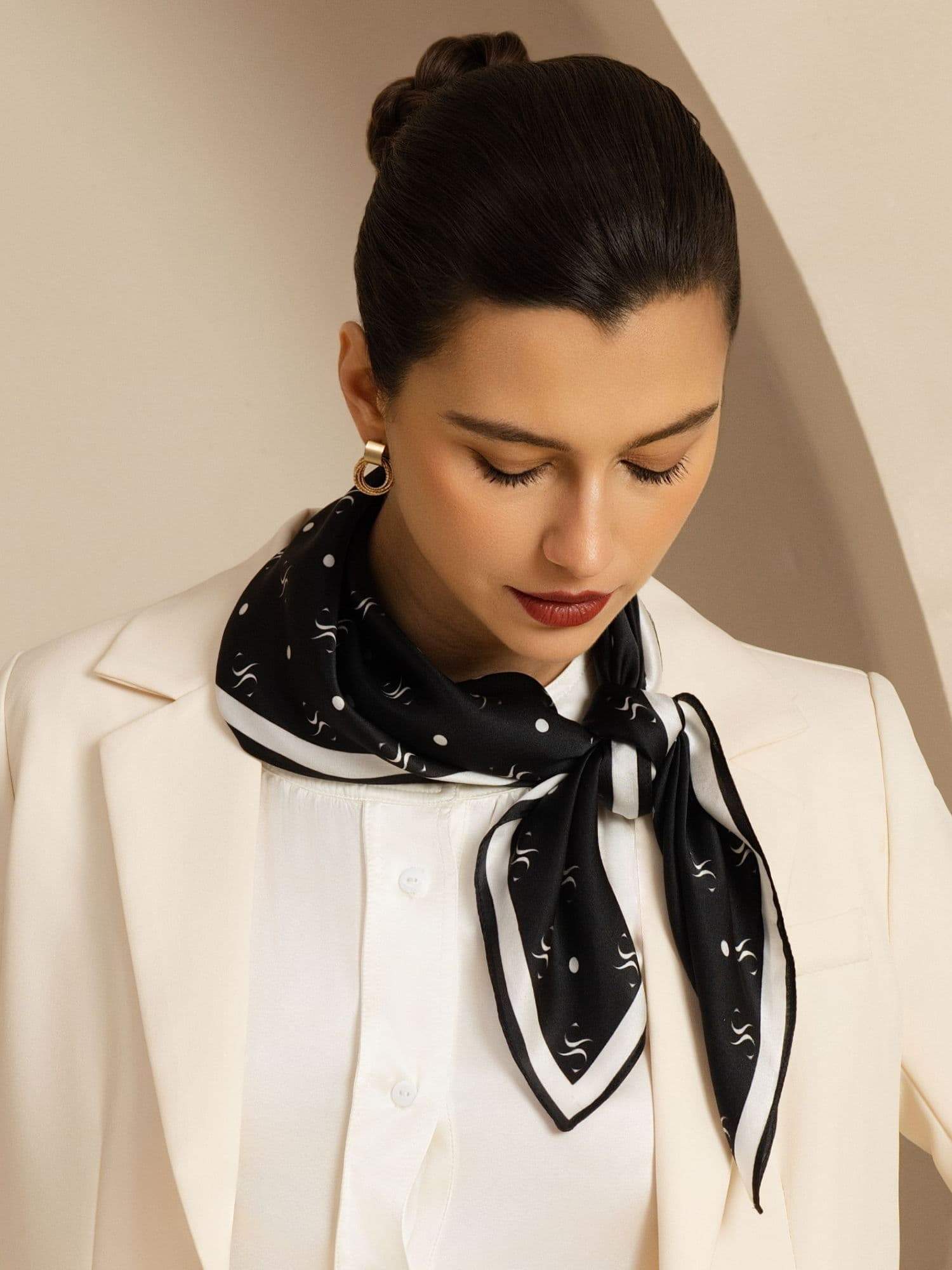 [P105] SilkSilky-NL Pure Silk Scarf 003