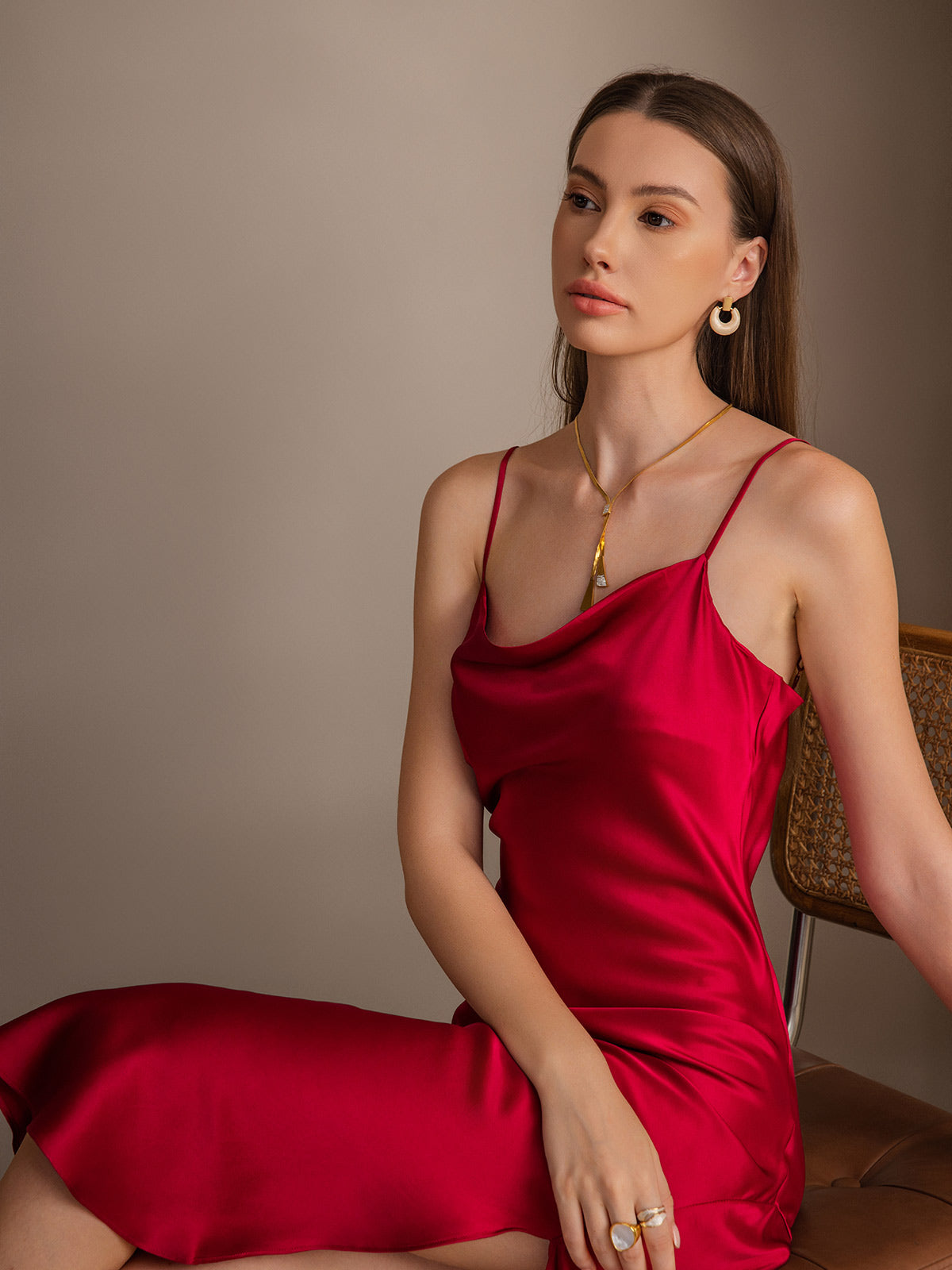 [Wijn] SilkSilky-NL 19Momme Dress 003