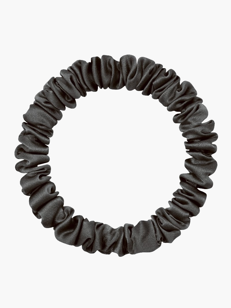 SilkSilky-NL 19Momme Scrunchie Zwart 004