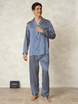 [Marine Streep] SilkSilky-NL 19Momme Mens Pajamas 007,