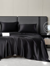 [Zwart] SilkSilky-NL 19Momme Bedding Set 001