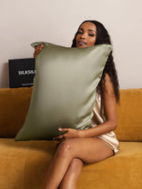 [Olijfgroen] SilkSilky-NL 19Momme Pillowcase 003