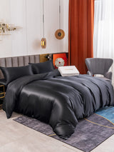 [Zwart] SilkSilky-NL 19Momme Bedding Set 001