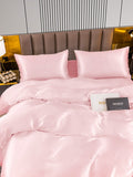 SilkSilky NL 22Momme Pure Silk Bedding Set Roze 005