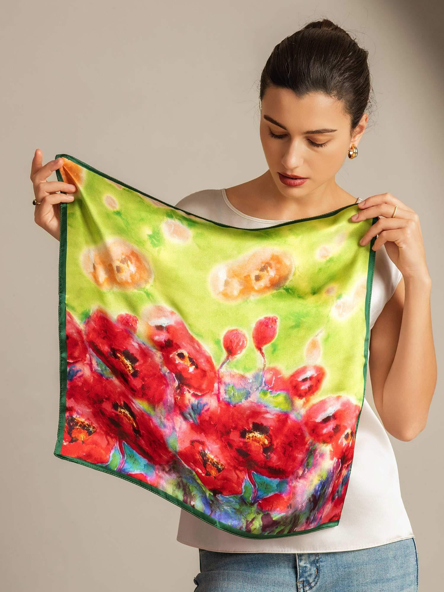 [P099] SilkSilky-NL Zijde Scarf 002,