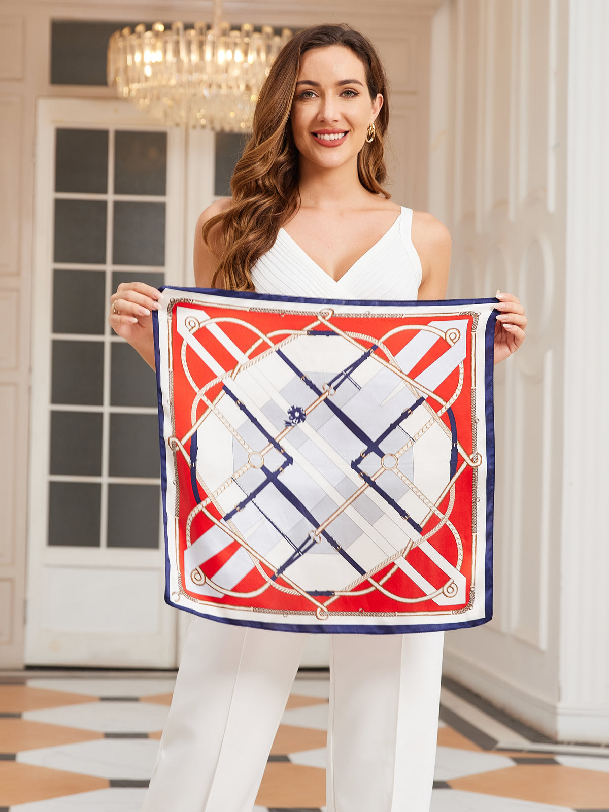 [P039] SilkSilky-NL Pure Silk Scarf 003