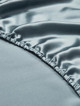 [Grijsachtig Blauw] SilkSilky-NL 22Momme Sheet 004