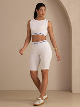 [Wit] SilkSilky-NL Sleeveless Crew Neck Women's Outfit Sets 007