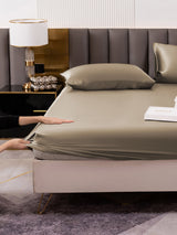 [Khaki] SilkSilky-NL 19Momme Bedding Set 006