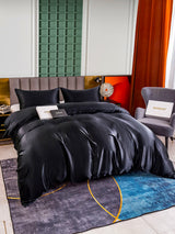 [Zwart] SilkSilky-NL 25Momme Bedding Set 005
