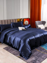 [Donkerblauw] SilkSilky-NL 22Momme Bedding Set 002